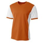 Youth Lightweight Team Soccer Jersey-ORANGE-WHITE