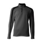 Athletic Poly Fleece Quarter Zip GRAPHITE/BLACK