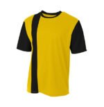 Youth Classic Stripe Soccer Jersey - GOLD BLACK