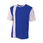 Youth Breathable Soccer Jersey for Teams-ROYAL/WHITE