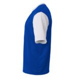 Youth Breathable Soccer Jersey for Teams-ROYAL/WHITE - Image 3