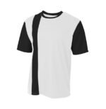 Youth Lightweight Team Soccer Jersey-WHITE/BLACK