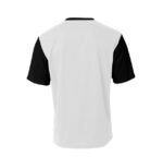 Youth Lightweight Team Soccer Jersey-WHITE/BLACK - Image 2